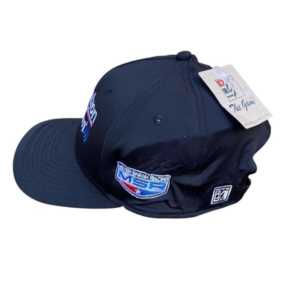 NWT New The Game Helio Castroneves Auto Nation SiriusXM Black Baseball Cap/Hat - Picture 7 of 11